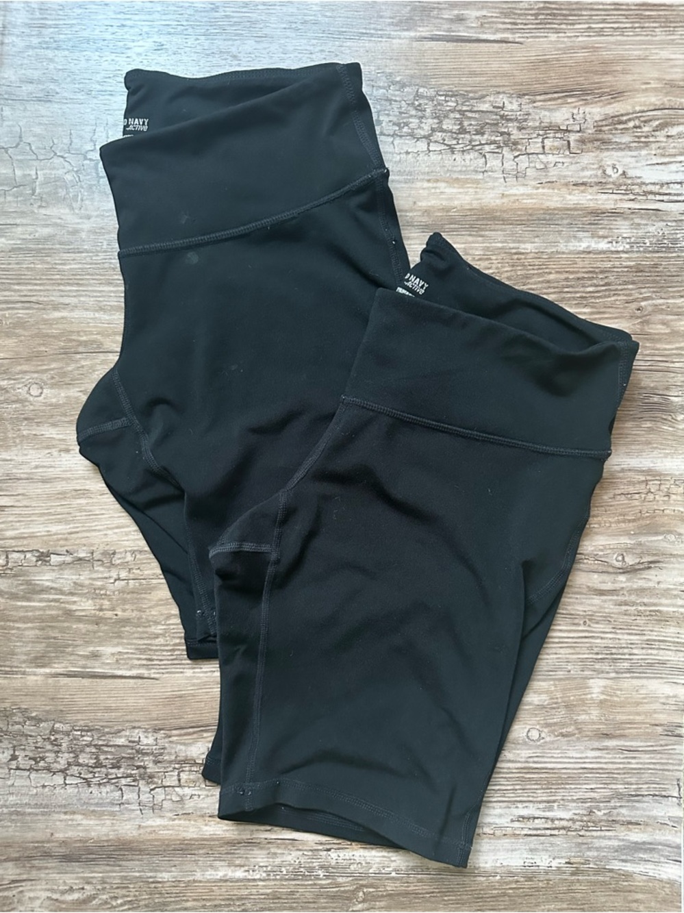 2 Pair Black Athletic Shorts 6-Inch Inseam - Size Medium